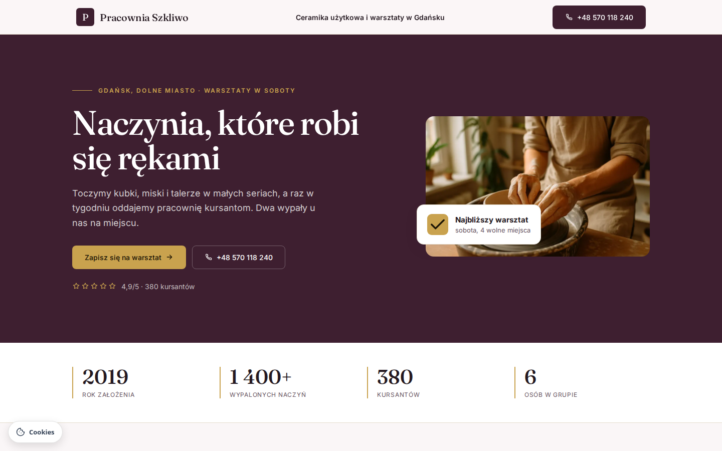 Strona firmowa w premium szablonie Business Growth